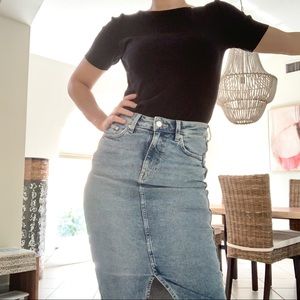 H&M denim skirt